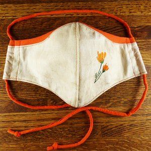 Custom Embroidered Face Mask w/ stretchy band